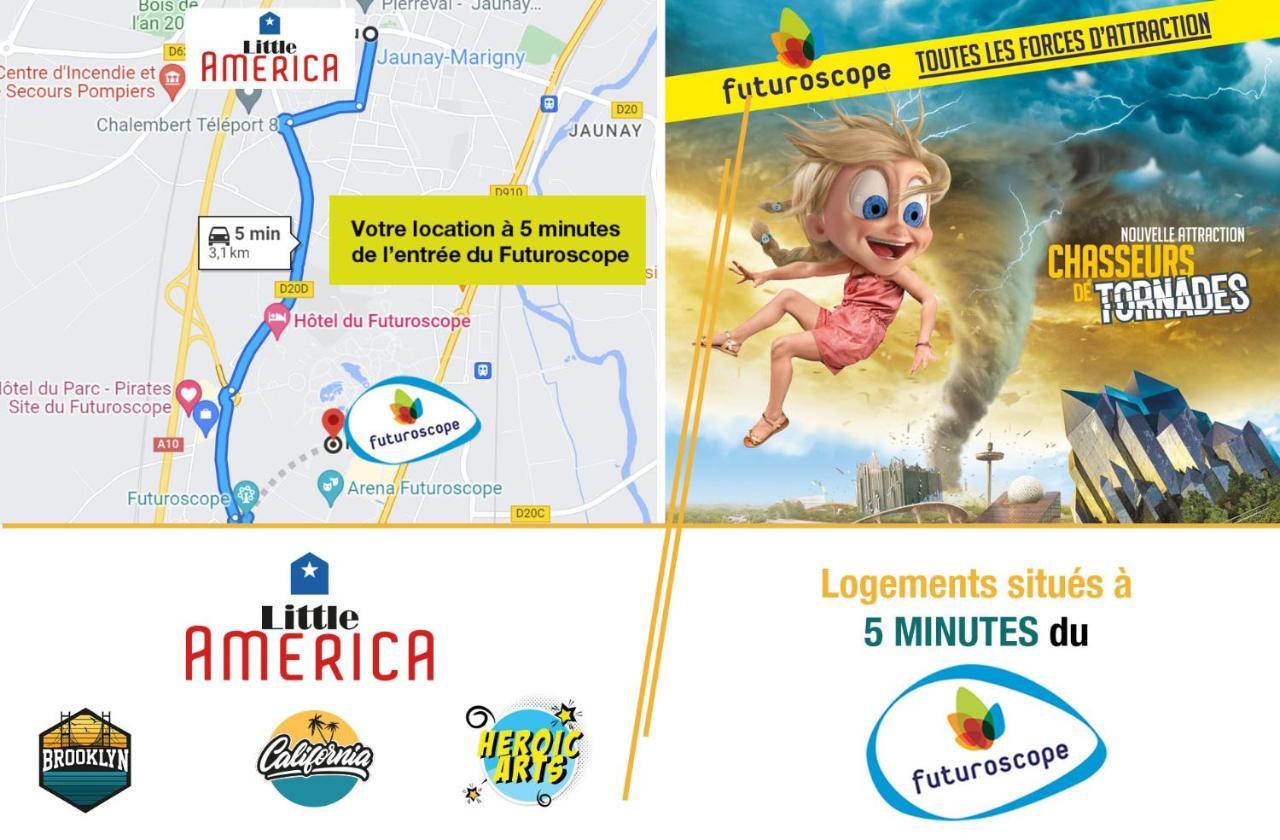 Little America - Appart Hotel 3Km Futuroscope Jaunay-Clan Exterior foto